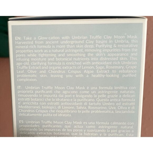 Skin and Co Umbria Truffle Clay Mask for Men or Women Full Size 3.4 oz - Picture 4 of 10